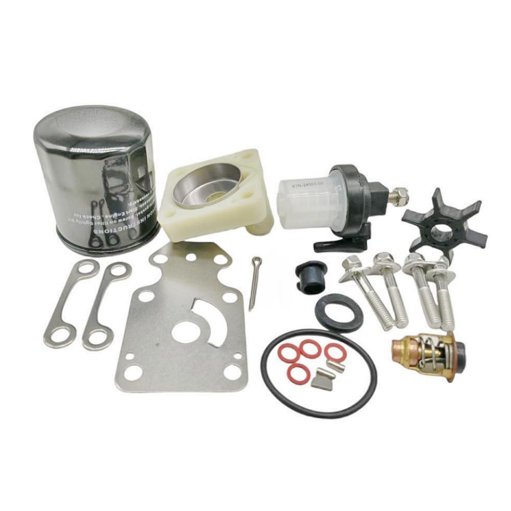 Water Pump Impeller Kit for Yamaha F9.9 / F13.5 / F15 / F15 / F20 / F20 6AH-W0078-00