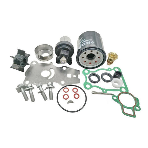 Water Pump Impeller Kit for Yamaha T25 HP 38837, F30 HP 38837, F40 HP 00-05 66T-W0078-00