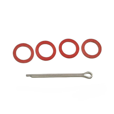 Water Pump Impeller Kit for Yamaha 40 / 50 HP 2-Stroke (1994-05), F40 / F50 / F60 4-Stroke (1996+) 63D-W0078-01 JLM Marine