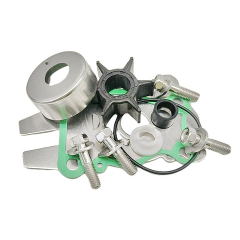 Water Pump Impeller Kit for Yamaha 40 / 50 HP 2-Stroke (1994-05), F40 / F50 / F60 4-Stroke (1996+) 63D-W0078-01 JLM Marine