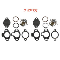 140°F Thermostat Kit – Fits MerCruiser V6/V8 4.3-8.2L (Replaces 807252Q4)