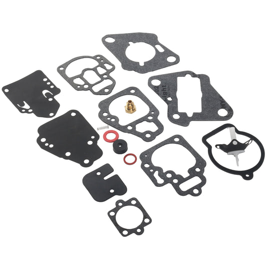 Carburetor Rebuild Kit for Mercury Mariner 6HP, 8HP, 9.9HP, 10HP, 15HP, 20HP, 25HP Two-Stroke Models (97611) - JLM MARINE