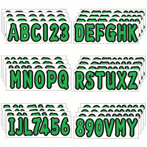 Boat Registration Numbers and Letters Stickers – Fits All Marine Vessels (Replaces OEM & Custom Registration Decals)