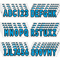 Boat Registration Numbers & Letters – Fits Marine Vessels (Multiple Brands Available)