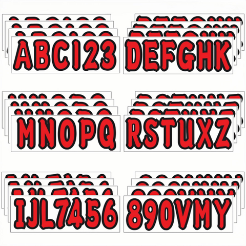 Custom Boat Registration Numbers & Letters – Marine Grade Vinyl Decals