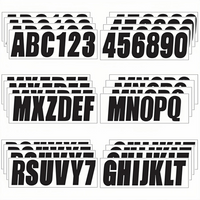 3" Boat Registration Numbers and Letters Sticker Decals – Custom Personalized DIY for Boats & Personal Watercraft