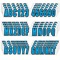 3" Boat Registration Numbers and Letters Sticker – Fits All Boats & Personal Watercraft