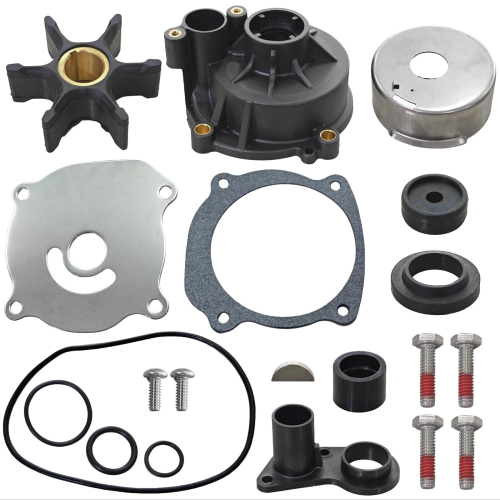 Water Pump Impeller Kit with Housing – Fits Johnson/Evinrude V4 & V6 Outboards (Replaces 395073, 388644, 389158, 777813)