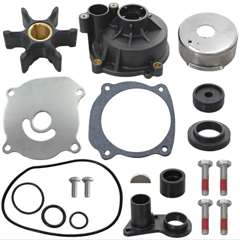 Water Pump Impeller Kit with Housing – Fits Johnson/Evinrude V4 & V6 Outboards (Replaces 395073, 388644, 389158, 777813)