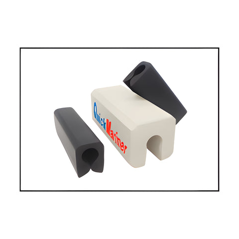 Single Ram Transom Saver Kit – White Rectangular Body + 2 Black Trailering Motor Locks – Fits Yamaha/Mercury/Honda/Suzuki