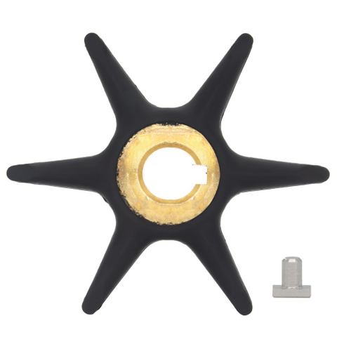 Water Pump Impeller – Fits Johnson/Evinrude 3-7.5 HP 2-Stroke Outboards (Replaces 277181, 434424)