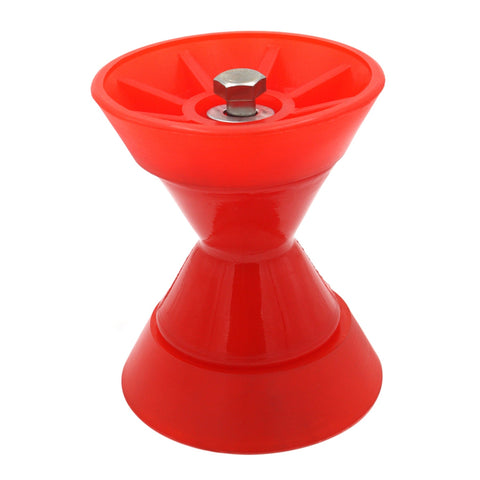 3 inches X 5 inches Boat Trailer Roller Polyurethane Red by 1/2 inches Shaft