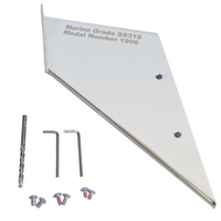 Stainless Steel Skeg Guard – Fits Mercury, Honda, Yamaha, Nissan, Tohatsu & Force (Replaces 35-SS625)