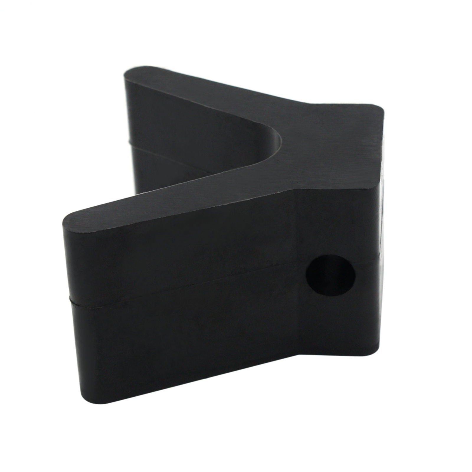 V - Style Boat Trailer Bow Stop – Polyurethane 2" Base Width, 4" V - Span (Mounting Hole: 1/2") - JLM Marine Boat Parts Limited