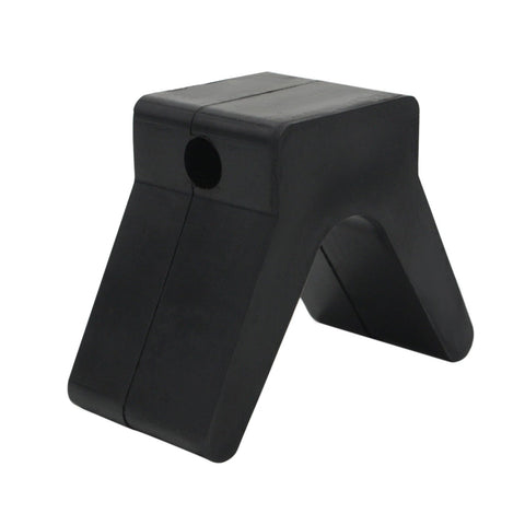 V - Style Boat Trailer Bow Stop – Polyurethane 2" Base Width, 4" V - Span (Mounting Hole: 1/2") - JLM Marine Boat Parts Limited