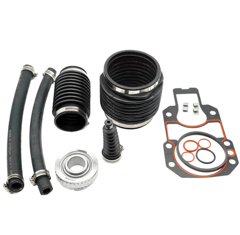 U-joint and exhaust bellows included in MerCruiser transom seal kit 30-803097T1 replacement for Alpha One Gen I sterndrives