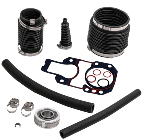 MerCruiser 30-803097T1 aftermarket transom seal bellows kit complete with all hardware for Gen I sterndrive rebuild