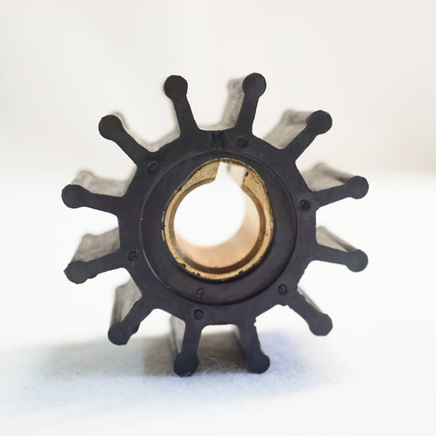 Flexible Rubber Water Pump Impeller 4568-0001 – 12 Blade Neoprene 57 mm Key Drive – Fits Johnson 09-801B