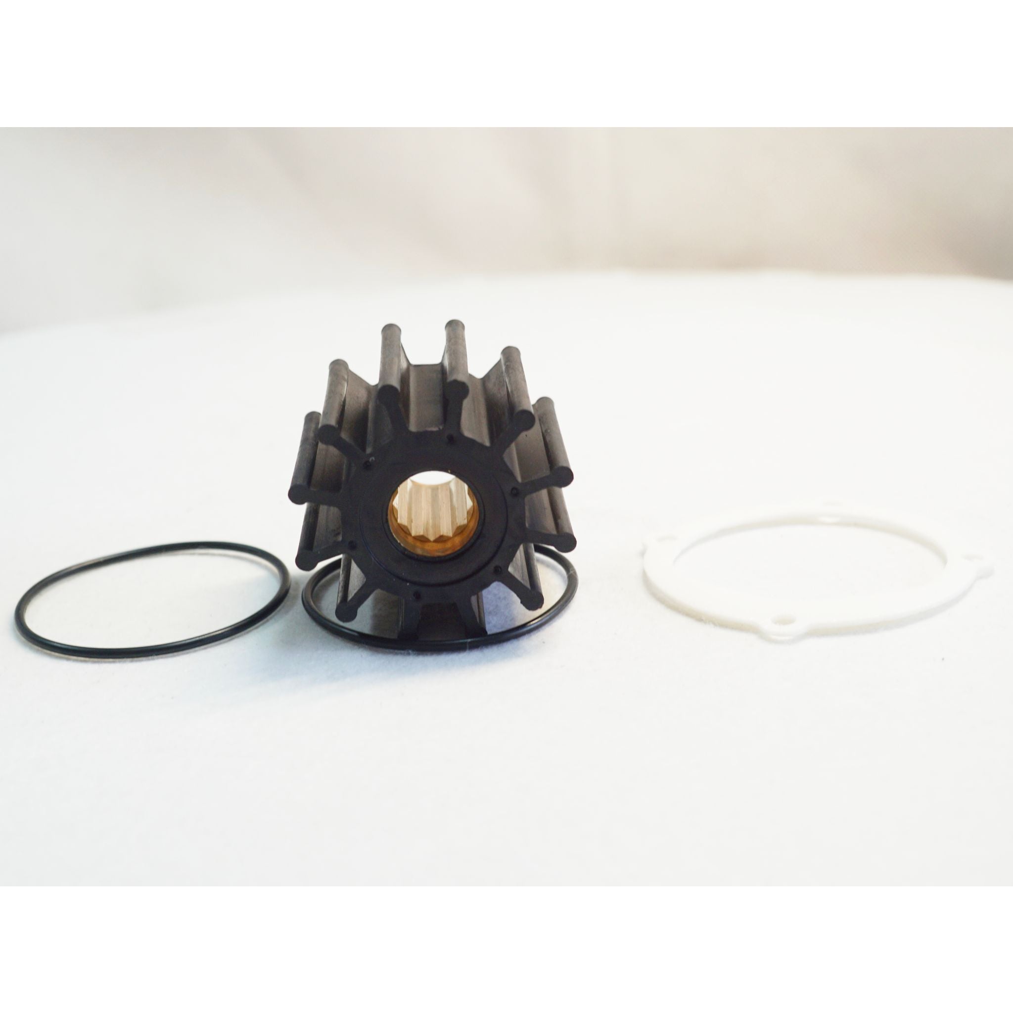 Flexible Rubber Water Pump Impeller 13554-0001 – 12 Blade Neoprene 57 mm 48 mm 12-Spline – Fits Johnson 09-812B