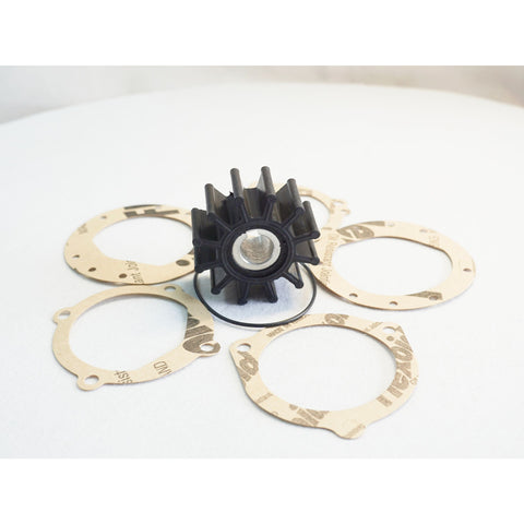 Flexible Rubber Water Pump Impeller 18838-0001 – 12 Blade Neoprene 62.5 mm Key Drive – Fits Johnson 09-701B-1