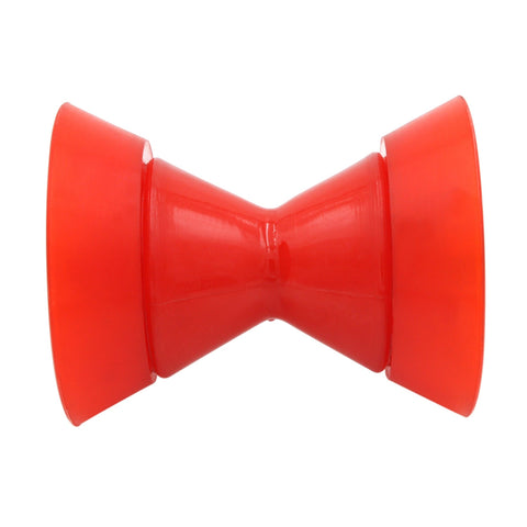 3 inches X 5 inches Boat Trailer Roller Polyurethane Red by 1/2 inches Shaft