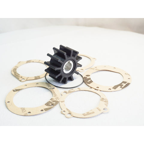 Flexible Rubber Water Pump Impeller 18838-0001 – 12 Blade Neoprene 62.5 mm Key Drive – Fits Johnson 09-701B-1