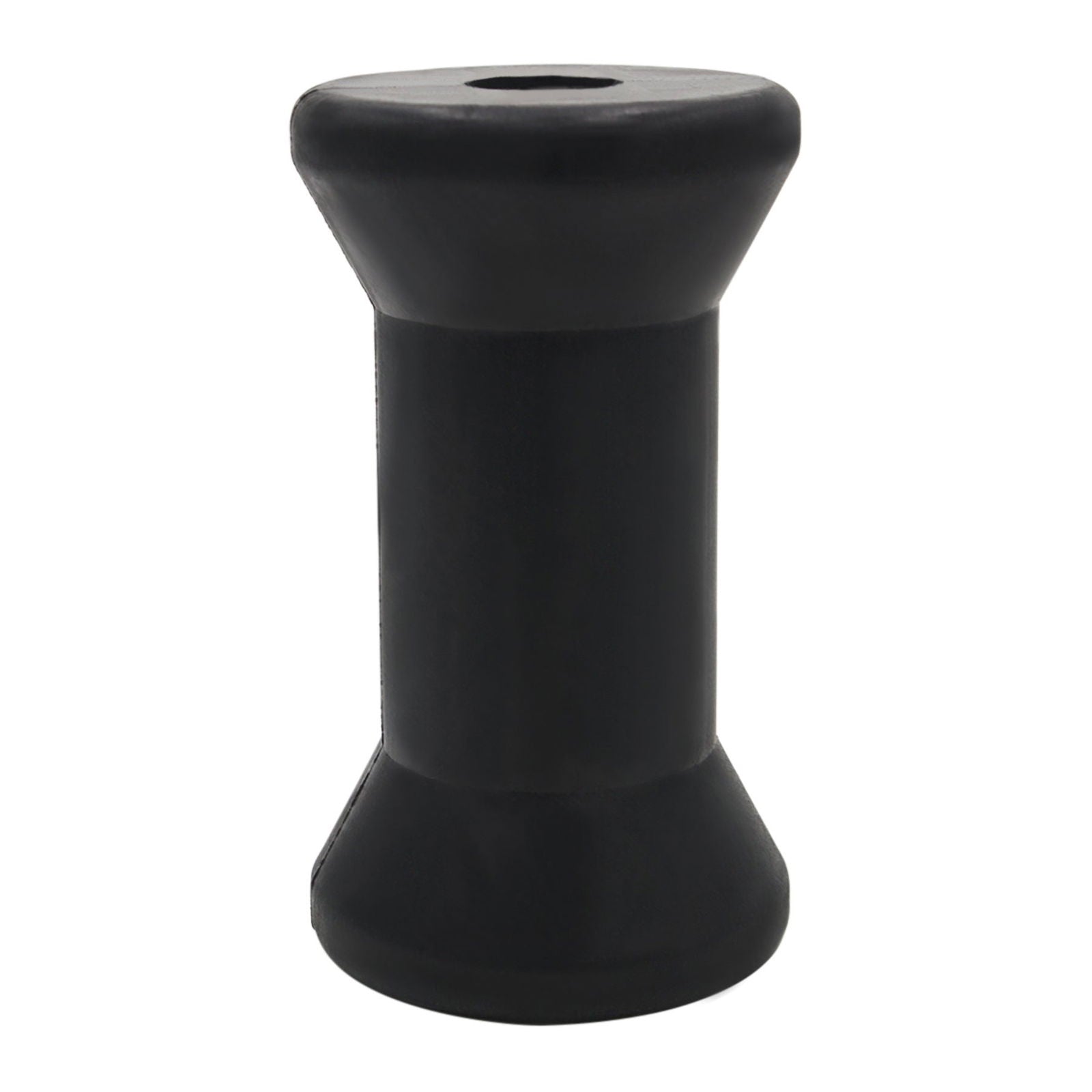 JLM Marine 4-boat-trailer-spool-roller black tapered rubber with top shaft indentation