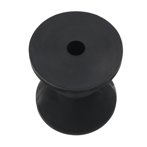 4" Amber PVC Bow Roller with 1/2" Shaft – Fits Boat Trailers (Replaces 86287) - JLM Marine Boat Parts Limited