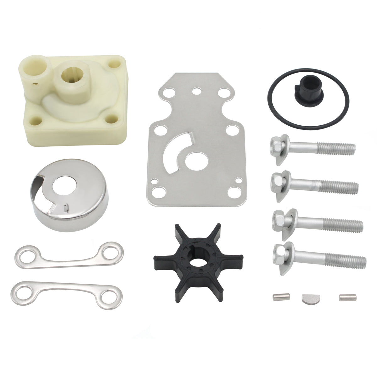 Water Pump Impeller Kit for Yamaha 15 20 HP   6AH-W0078-00-00 6AH-W0078-01-00 6AH-W0078-02-00