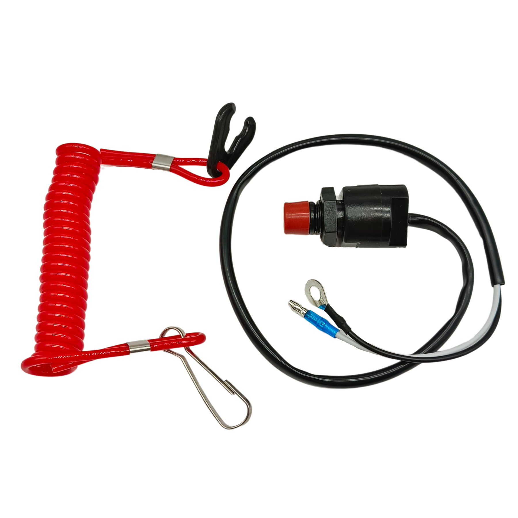 Kill Stop Switch & Lanyard for Yamaha Outboard 2 Stroke 6-40 HP Motor       6E9-82575-02-00