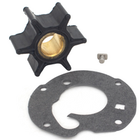 Water Pump Impeller with Key and Gasket – Fits Johnson/Evinrude 5.5-7.5 HP (Replaces 763735, 387361)