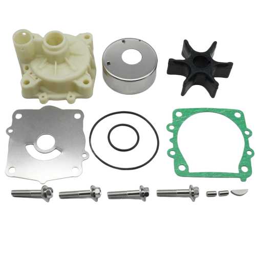 Water Pump Impeller Kit with Housing – Fits Yamaha 4-Stroke 50, 75, 90, 115 HP Outboards (Replaces 68V-W0078-00-00, 68V-W0078-01-00)