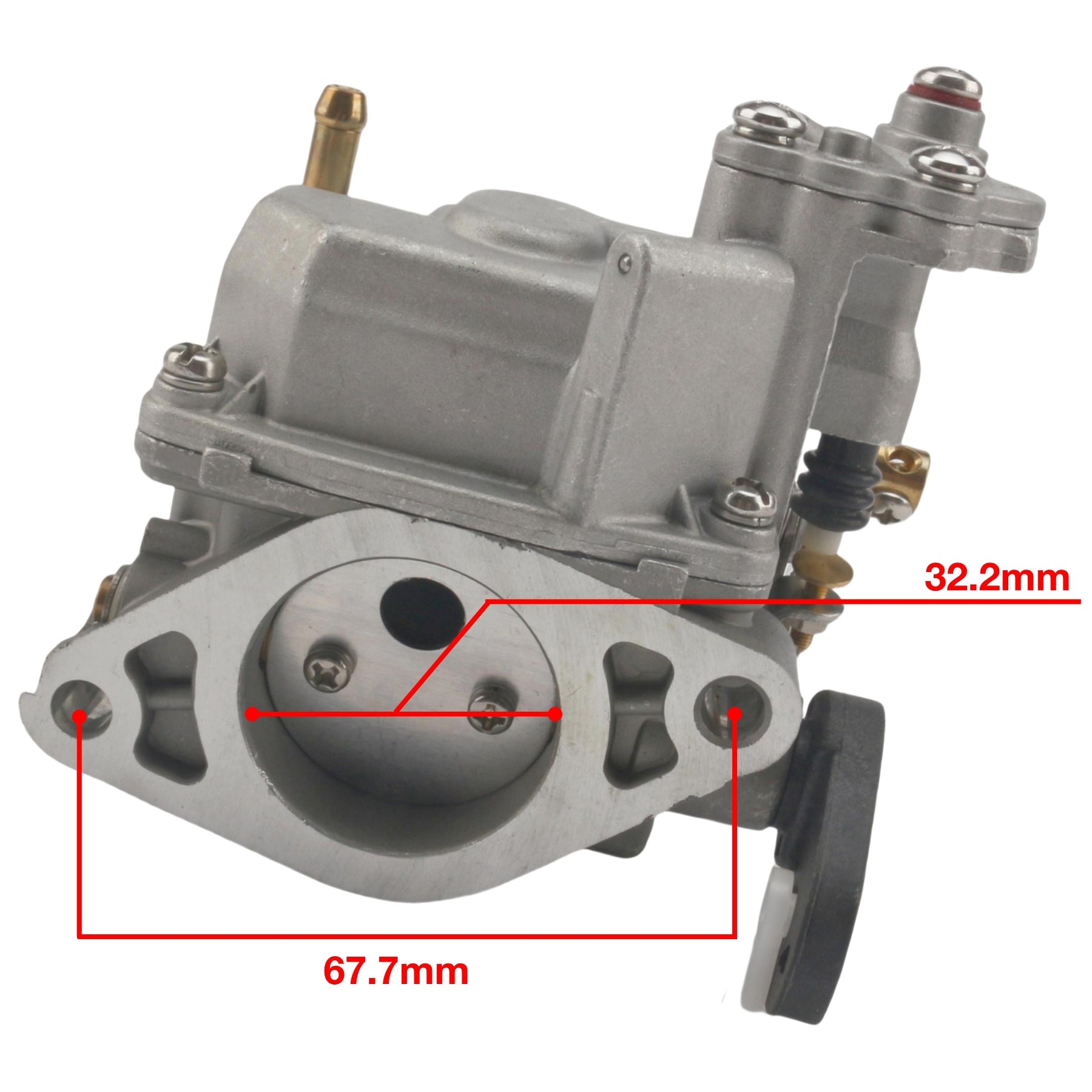 Carburetor for Yamaha 15HP 18-34600 66M-14301-11-00, 66M-14301-11-00, 66M-14301-12-00 - JLM MARINE