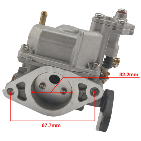 Carburetor for Yamaha 15HP 18-34600 66M-14301-11-00, 66M-14301-11-00, 66M-14301-12-00 - JLM MARINE