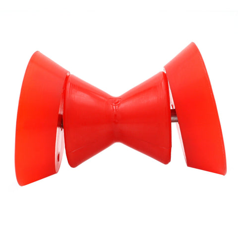 3 inches X 5 inches Boat Trailer Roller Polyurethane Red by 1/2 inches Shaft