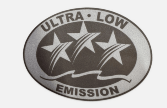 Outboard California 3 Stars Ultra - Low Emission Decal Sticker for Yamaha Suzuki Mercury Honda Tohatsu Evinrude Johnson OMC Outboards - JLM Marine - JLM Marine Boat Parts Limited