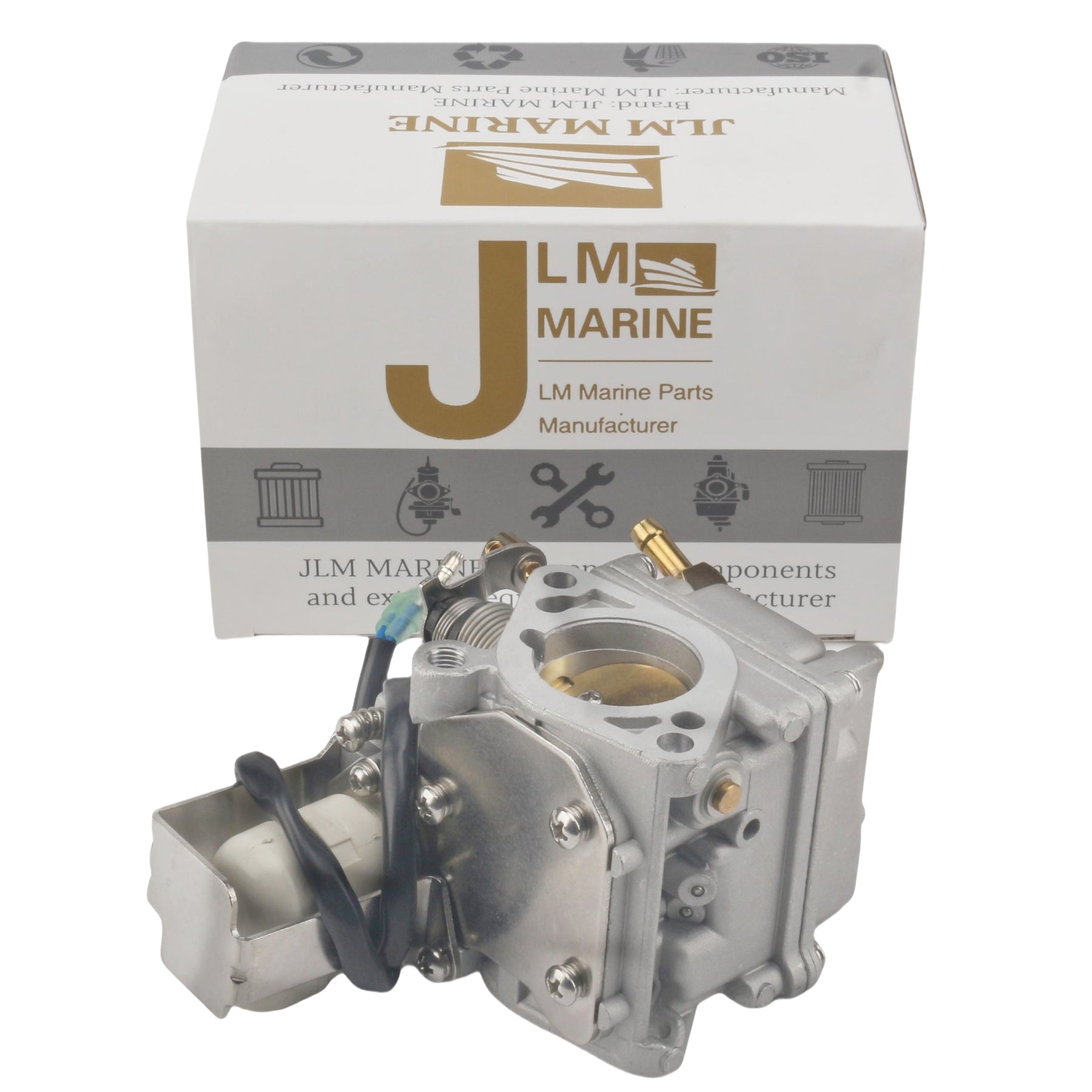 Carburetor for Yamaha 20 25 HP 65W-14901-10 65W-14901-11 - JLM MARINE
