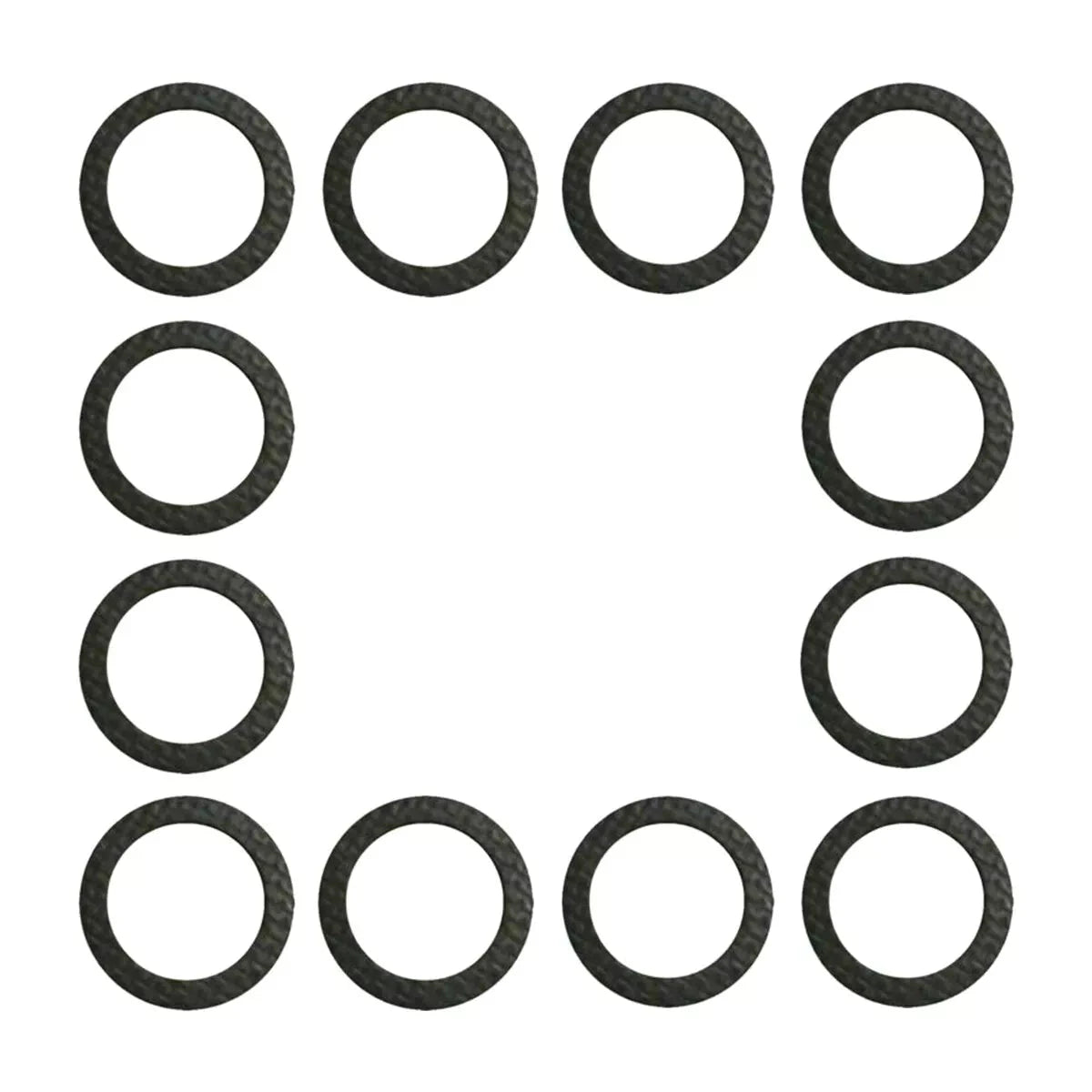 jlm marine drain screw gasket 1219184 black circular textured rings