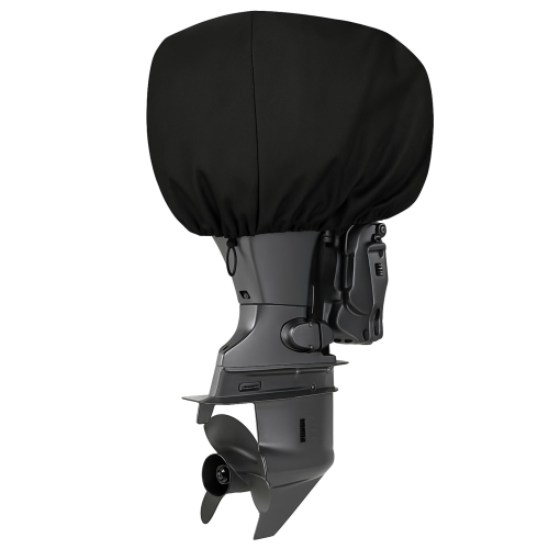 Full Outboard Motor Cover – Fits Mercury/Suzuki/Evinrude/Yamaha/Honda/Tohatsu 100-150 HP (Universal Fit)