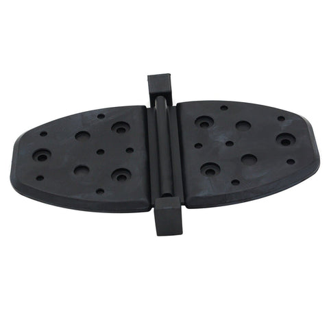 exhaust water shutter jlm marine 807166a2 black plastic elongated oval with circular indentations