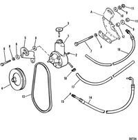 V-Belt for Mercruiser 4.3L, 5.0L, 5.7L V6/V8 Models (57-816295) - JLM MARINE