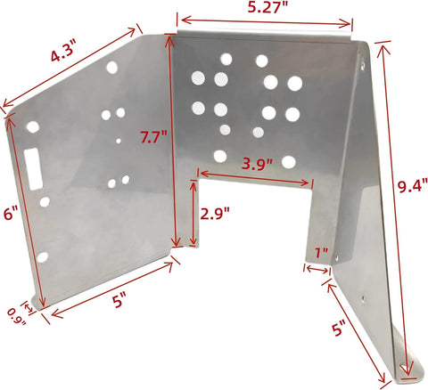 Floor Mounted Bracket for Hydraulic Trim and Tilt Pumps – Fits MerCruiser Pre Alpha, Alpha I, Alpha II, Bravo Sterndrives 862548A1 - JLM Marine Boat Parts Limited