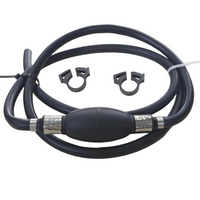 Marine Fuel Line Assembly with Primer Bulb 3/8" × 6FT – Fits Outboard Motors, RVs, Tractors (Replaces Yamaha 6Y2-24306-05-00)