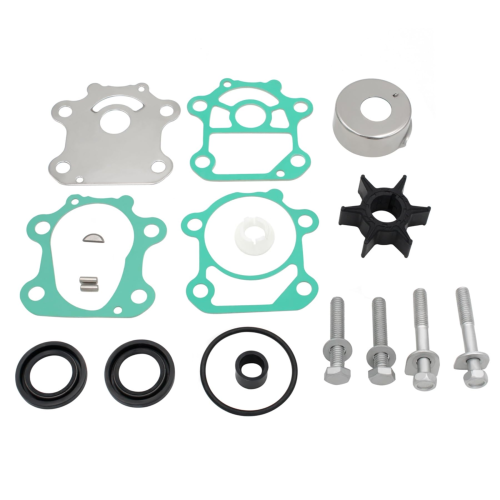 Water Pump Impeller Repair Kit – Fits Yamaha 70 HP F70A 4-Stroke Outboard (Replaces 6CJ-W0078-00-00, 6CJ-W0078-01-00)