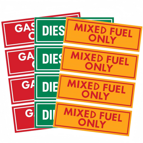 Fuel Tank Diesel Only Sticker Decal – Fits Multiple Vehicles (Universal Application)