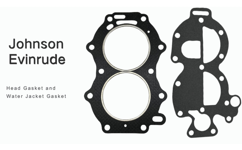 Head and Cover Gasket Set for Evinrude Johnson 18 20 25 28 30 35 HP  765012