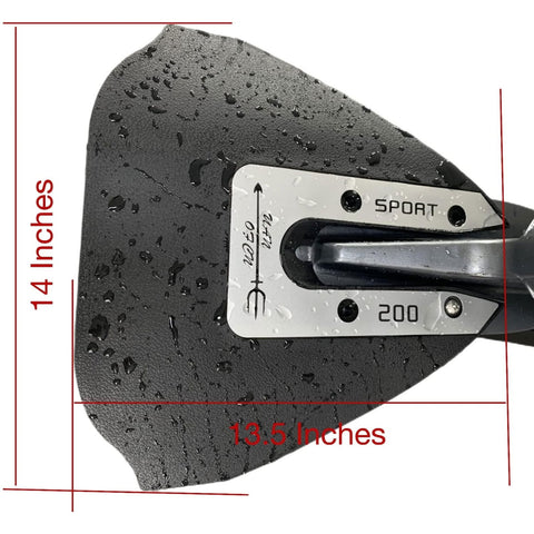 Hydrofoil Stabilizer Kit for 8-40 HP Outboard and Stern Drive - JLM MARINE