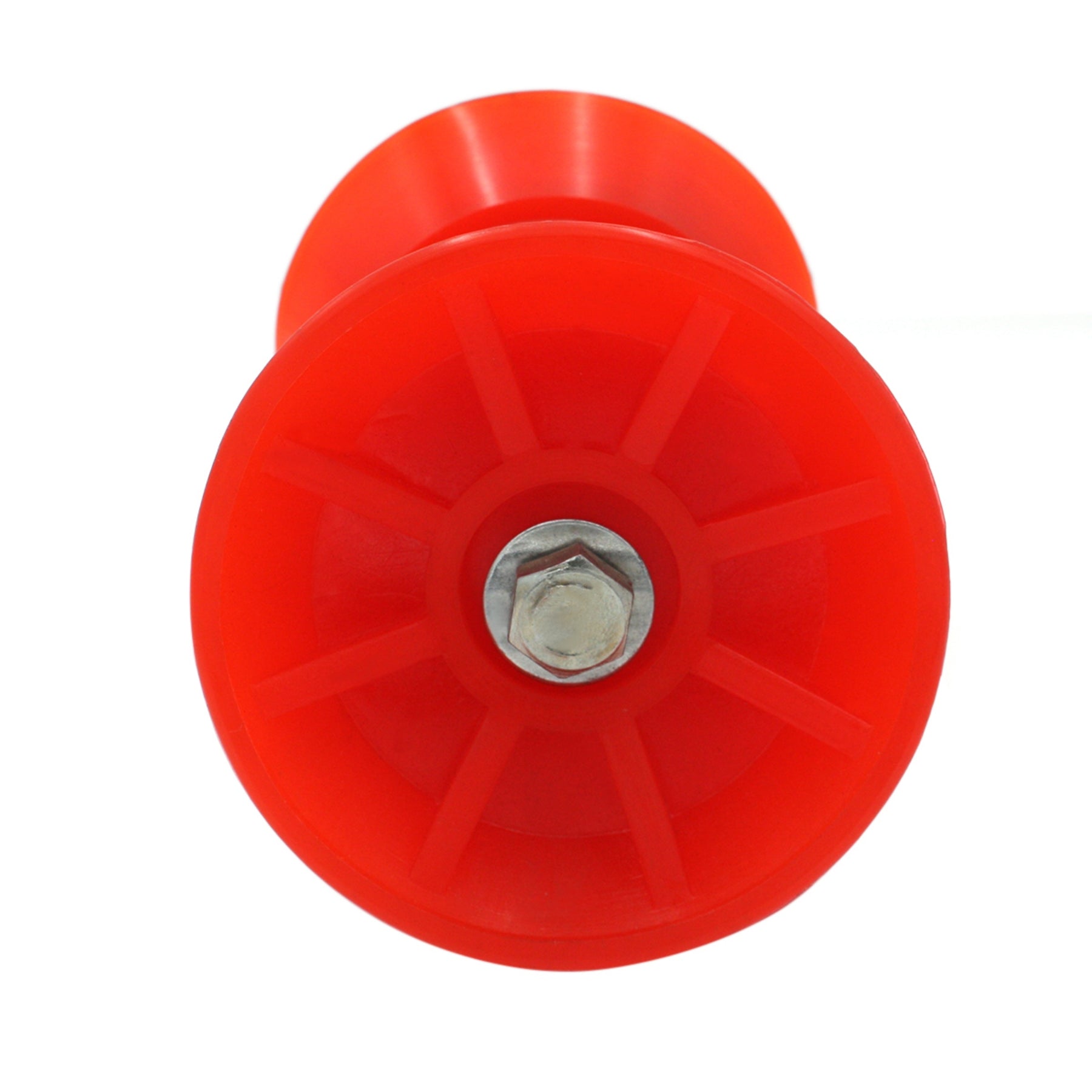 3" X 5" Boat Trailer Roller Polyurethane Red by 1/2" Shaft