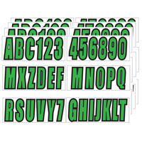 3-Inch Self-Adhesive Vinyl Letters and Numbers Stickers – Fits Boats, Mailboxes, Windows, and Signs (Replaces JLM MARINE 890B)