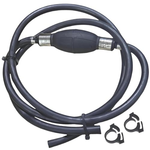 Marine Fuel Line with Primer Bulb – Fits Outboard Motors 5/16" (8mm) 6FT